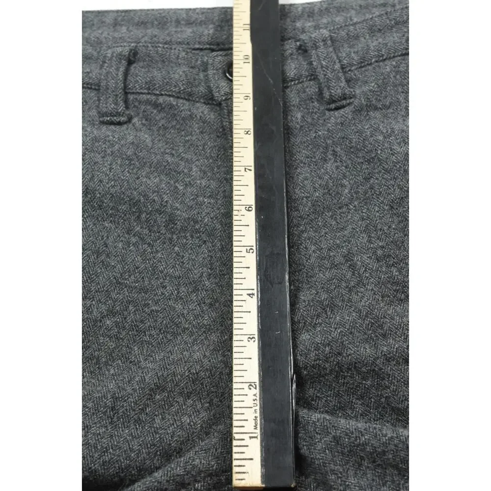 Issey Miyake Trousers Pants Mens Size 2 Gray Wool Blend Straight Leg Slim Japan